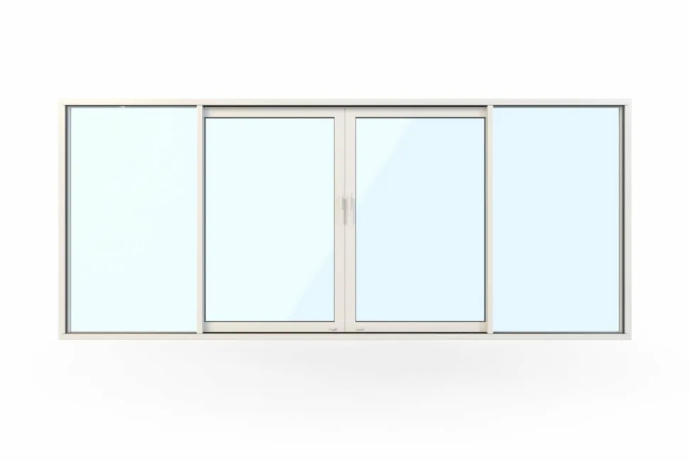 WG 100 Slimline 4-del Fasadparti