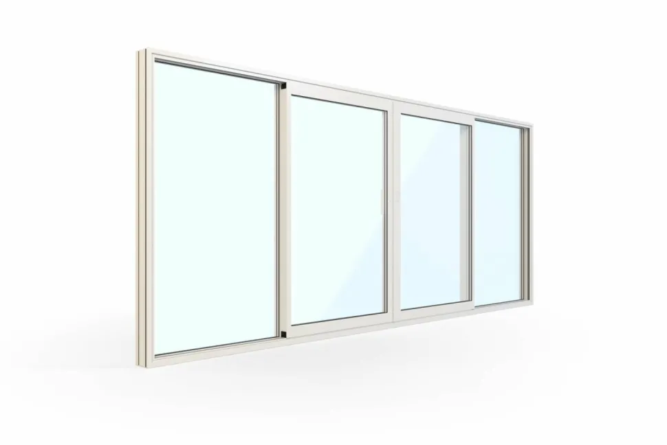 WG 100 Slimline 4-del Fasadparti